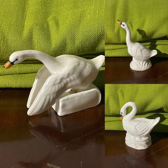 vintage bone china swan figures Taiwan (3) - Picture 2 of 7
